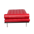 Red Barcelona Leather Daybed Replica